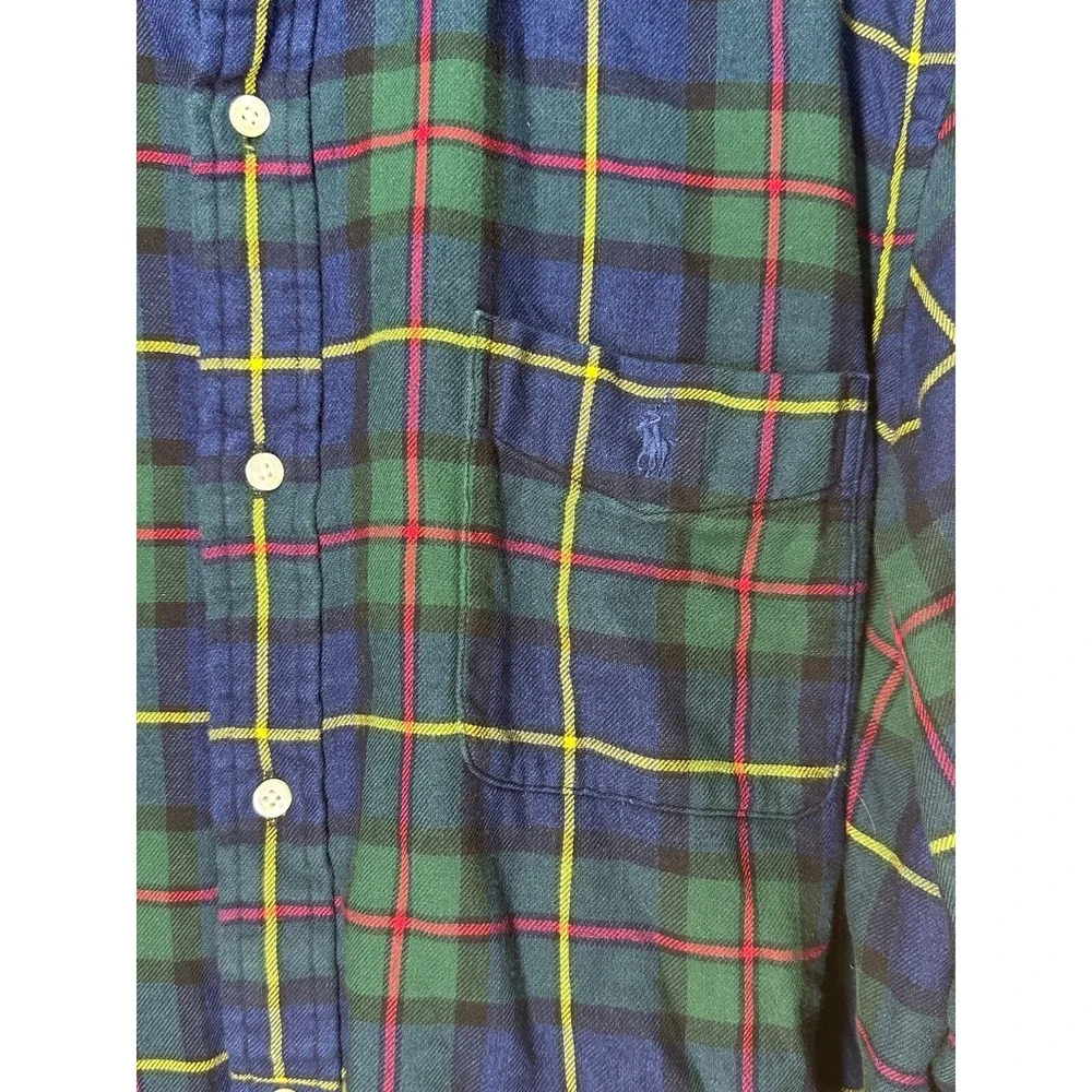 Polo Ralph Lauren‎ Classic Fit Checked Double Faced Shirt Men's 2XL